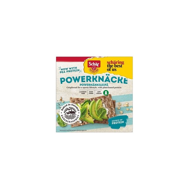 Sch�r glutenfri powerkn�cke kn�kbr�d - 225 g.