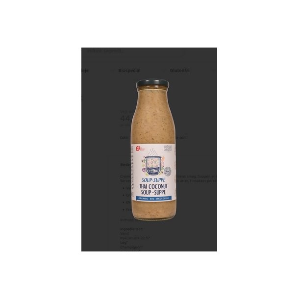 R�mer Thai Kokos suppe, �kologisk - 500 ml.
