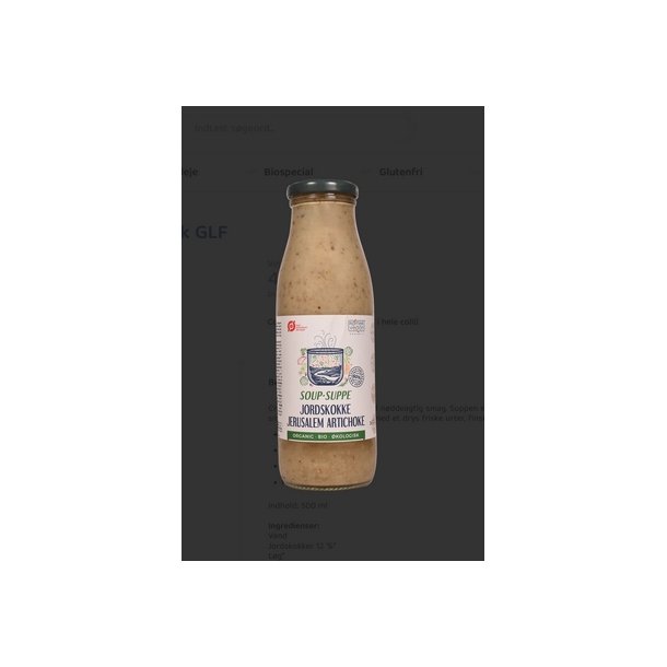 R�mer Jordskokke suppe, �kologisk - 500 ml.