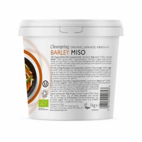 Clearspring Miso Barley (byg miso) upasteuriseret � - 1 kg.