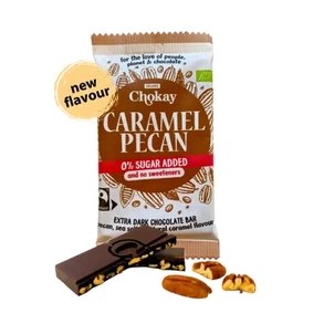 Biona Organic Bar extra Dark Caramel Pecan 65%  - 70 g.