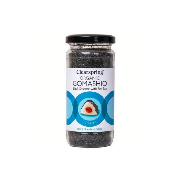 Clearspring Gomashio sort sesam m. havsalt, �kologisk - 100 g