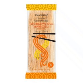 Clearspring Brune Ris Vermicelli nudler  - 180 g.