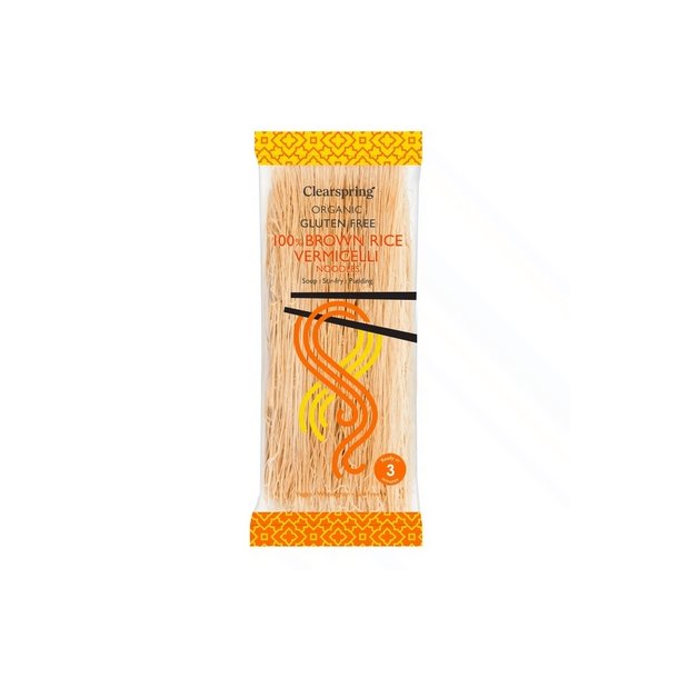 Clearspring Brune Ris Vermicelli nudler � - 180 g.