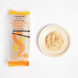 Clearspring Brune Ris Vermicelli nudler � - 180 g.