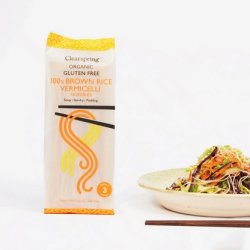 Clearspring Brune Ris Vermicelli nudler � - 180 g.