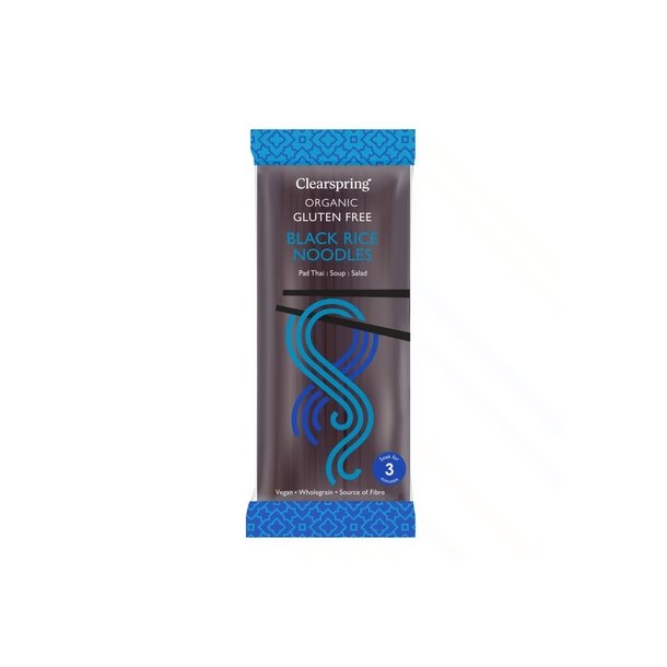 Clearspring Sorte Ris Nudler �- 200 g.