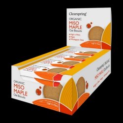 Clearspring Miso Maple Oat Biscuits � - 40 g.