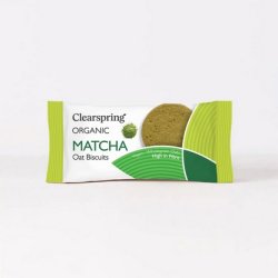 Clearspring Matcha Oat Biscuits � - 40 g.
