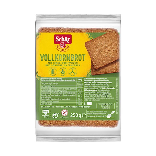 Sch�r Fuldkornsbr�d - 250 g.