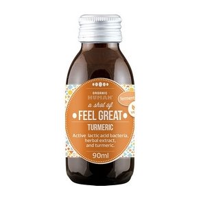 HUMAN Fermenteret gurkemejeshot Ø - 90 ml.