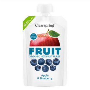 Clearspring �ble & bl�b�r frugtpur� � - 100 g.