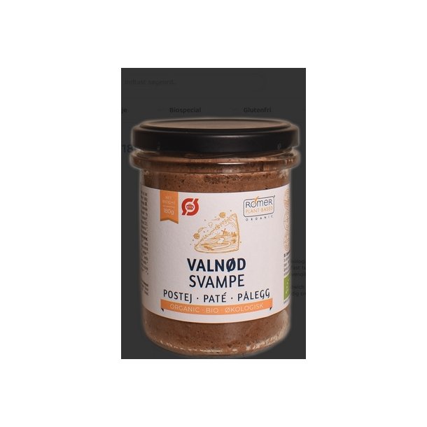 R�mer Valn�d & Svampe Postej � - 180 g.