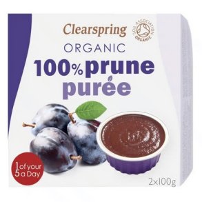 Clearspring Blomme pur� - 2 x 100 gr �