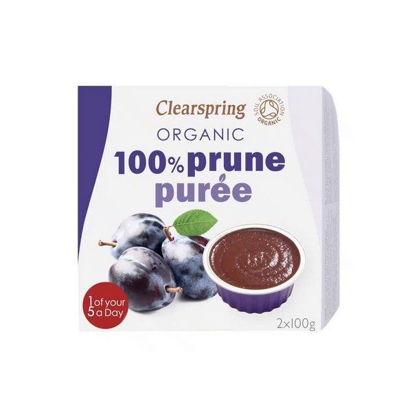 Clearspring Blomme pur� - 2 x 100 gr �
