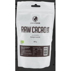 UnikFOOD Cacao nibs grofthakkede � - 200 g.