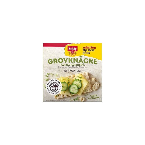 Sch�r Kn�kbr�d Grov, glutenfri - �kologisk - 215 gr.