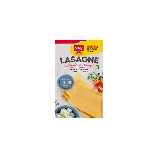 Sch�r glutenfri lasagneplader - 250 g.