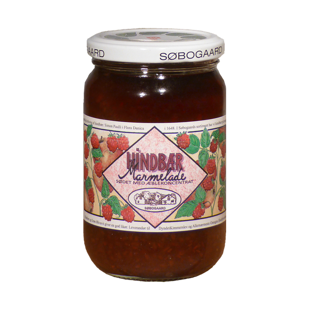 Sbogaard Hindbrmarmelade  - 390 g.
