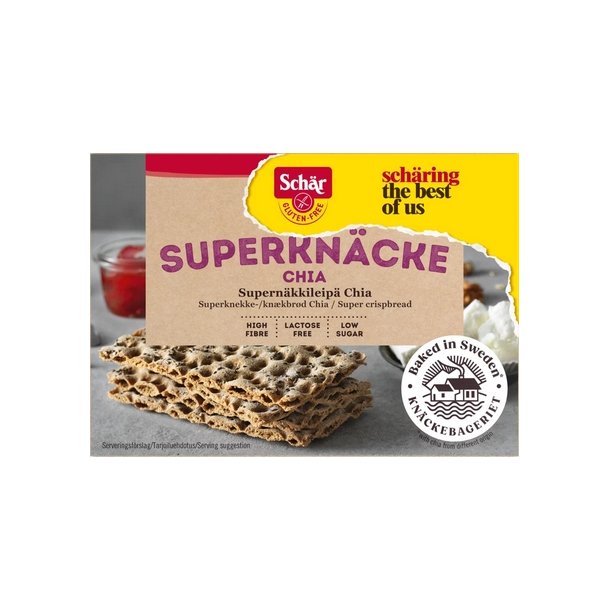Sch�r Kn�kbr�d m. chia - 140 g.