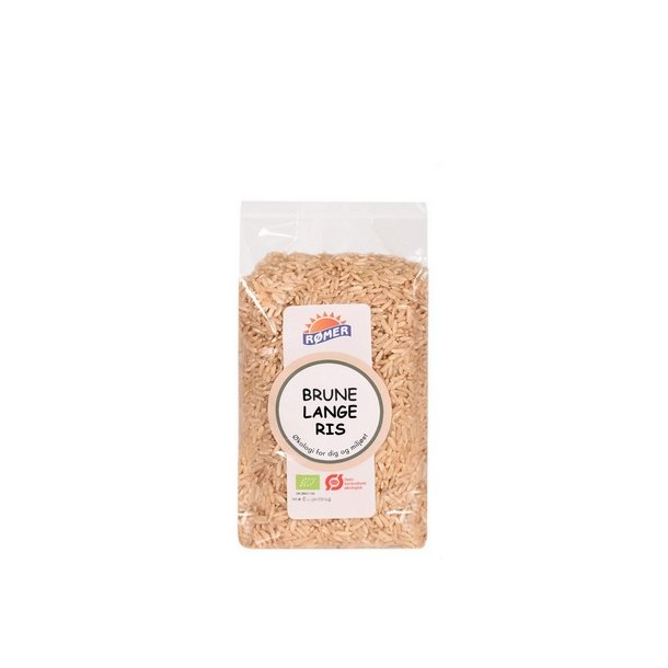 R�mer Ris lange brune, �kologisk - 500 g.