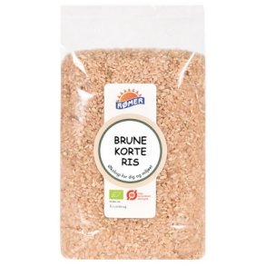 R�mer Ris korte brune, �kologisk - 1 kg.