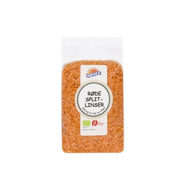 R�mer R�de split linser, �kologisk - 500 g.