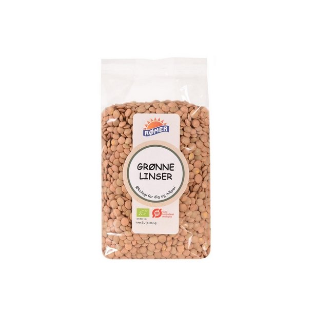 R�mer Gr�nne linser, �kologisk - 500 g.