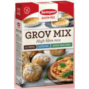 Semper Grov Brødmix, Glutenfri - 500 gr.