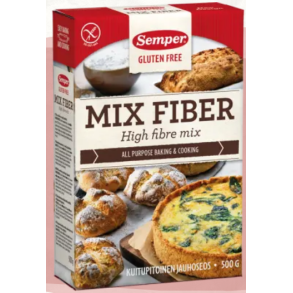 Semper Fiber Brødmix, Glutenfri - 500 gr.