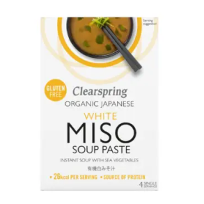 Clearspring Miso Soup Paste - Hvid (4 x 15 gr.)  - 60g