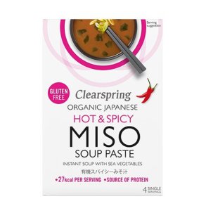 Clearspring Instant Miso Soup Hearty Red - 60g