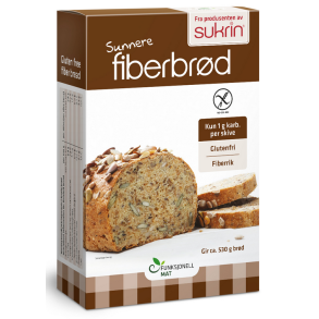 Sunnere Fiberbr�d glutenfri Lowcarb-br�d Bagemix - 250 gr.