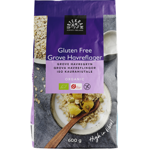 Urtekram Grove Havreflager, glutenfri - 600 g