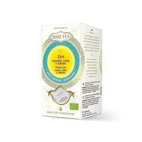 Hari Tea Zen Mindscape m. Ingefr, citron og gurkemeje - kologisk - 10 breve