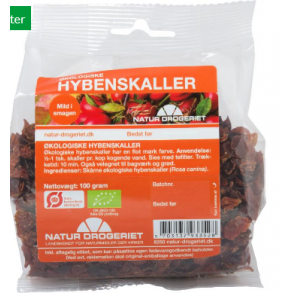 Natur-Drogeriet Hybenskaller, Økologiske - 100 g.