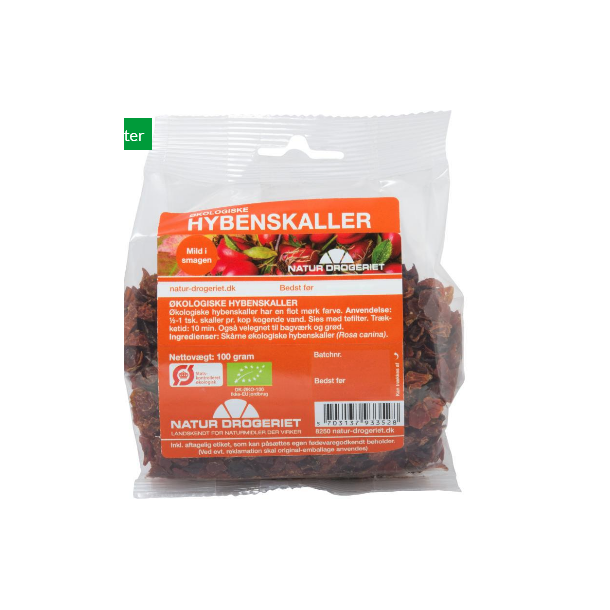 Natur-Drogeriet Hybenskaller, kologiske - 100 g.