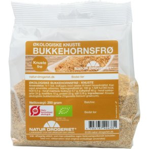 Natur-Drogeriet Knust Bukkehornsfrø, Økologisk - 200 g.