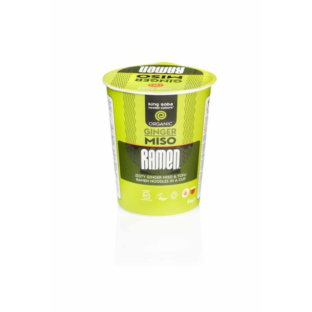 King soba Ginger Miso Ramen instant cup - 85g