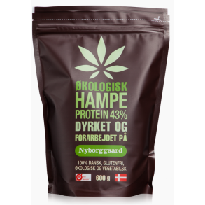 Nyborggaard Hampeprotein 43%, kologisk - 600 g