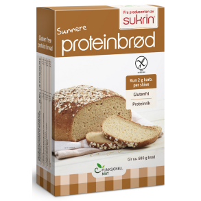 Sunnere Proteinbrød Glutenfri Bagemix - 220 gr.