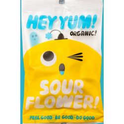 Sweet Intentions - Vingummi Sour flower - Hey Yum - kologisk - 100 gram