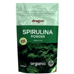 Dragon Superfoods Spirulinapulver, ko - 200 gr.
