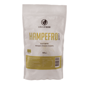 UnikFood Afskallede Hampefr, kologiske - 500 g