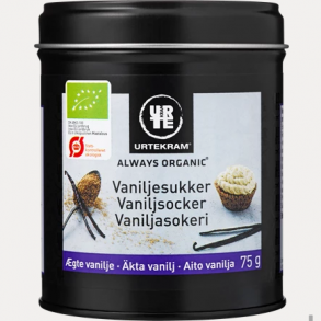 Urtekram kologisk Vaniljesukker - 75 g.