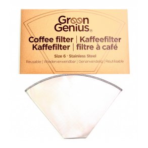 Kaffefilter af rustfrit stål - Str. 6