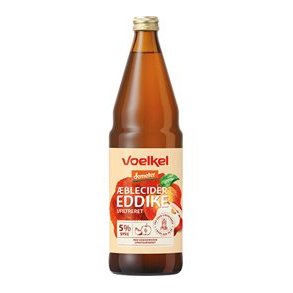 Voelkel ufiltreret blecidereddike, kologisk, Demeter - 750 ml.