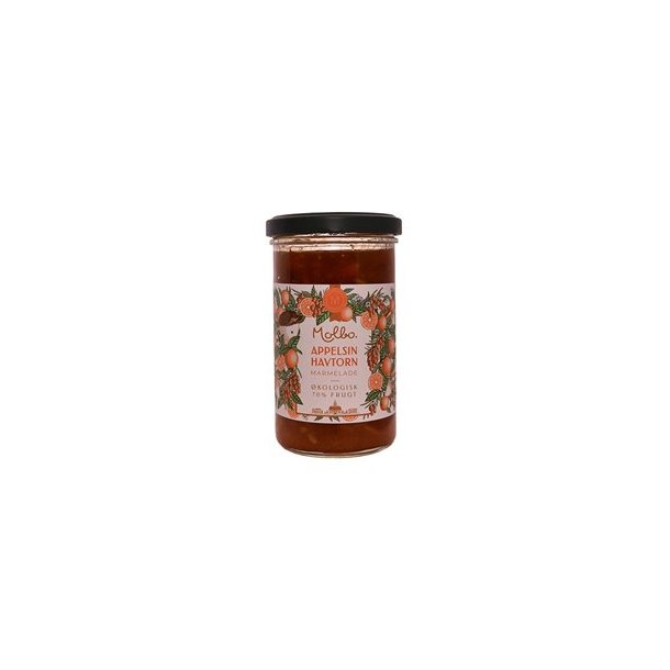 Rmer Appelsin og Havtorn marmelade, kologisk - 290 g.