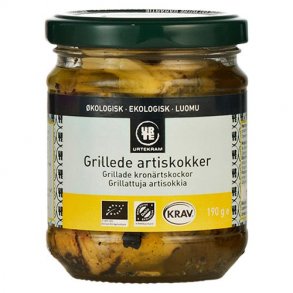 Urtekram Grillede Artiskokker - kologisk - 190g.