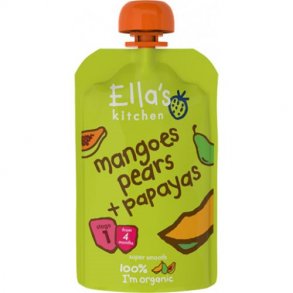 Ellas Kitchen Babymos med mango, pre & papaya - 4 mdr. - kologisk